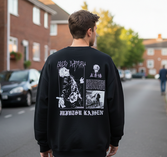 Jujutsu Kaisen Manga Panel Sweatshirt | Anime Graphic